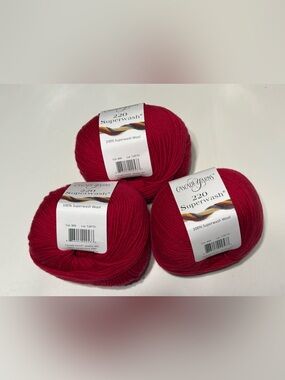 Bundle of 3 Skeins Cascade Yarns 220 Superwash Wool Yarn